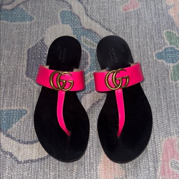 Gucci Hot Pink Sandal 37 - Picture 1 of 3